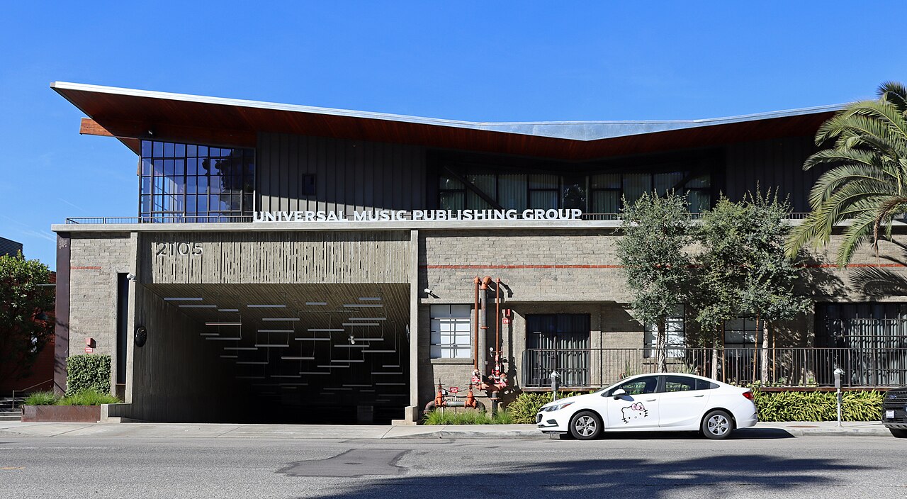 An office building at 2105 Colorado Avenue in Santa Monica, California.