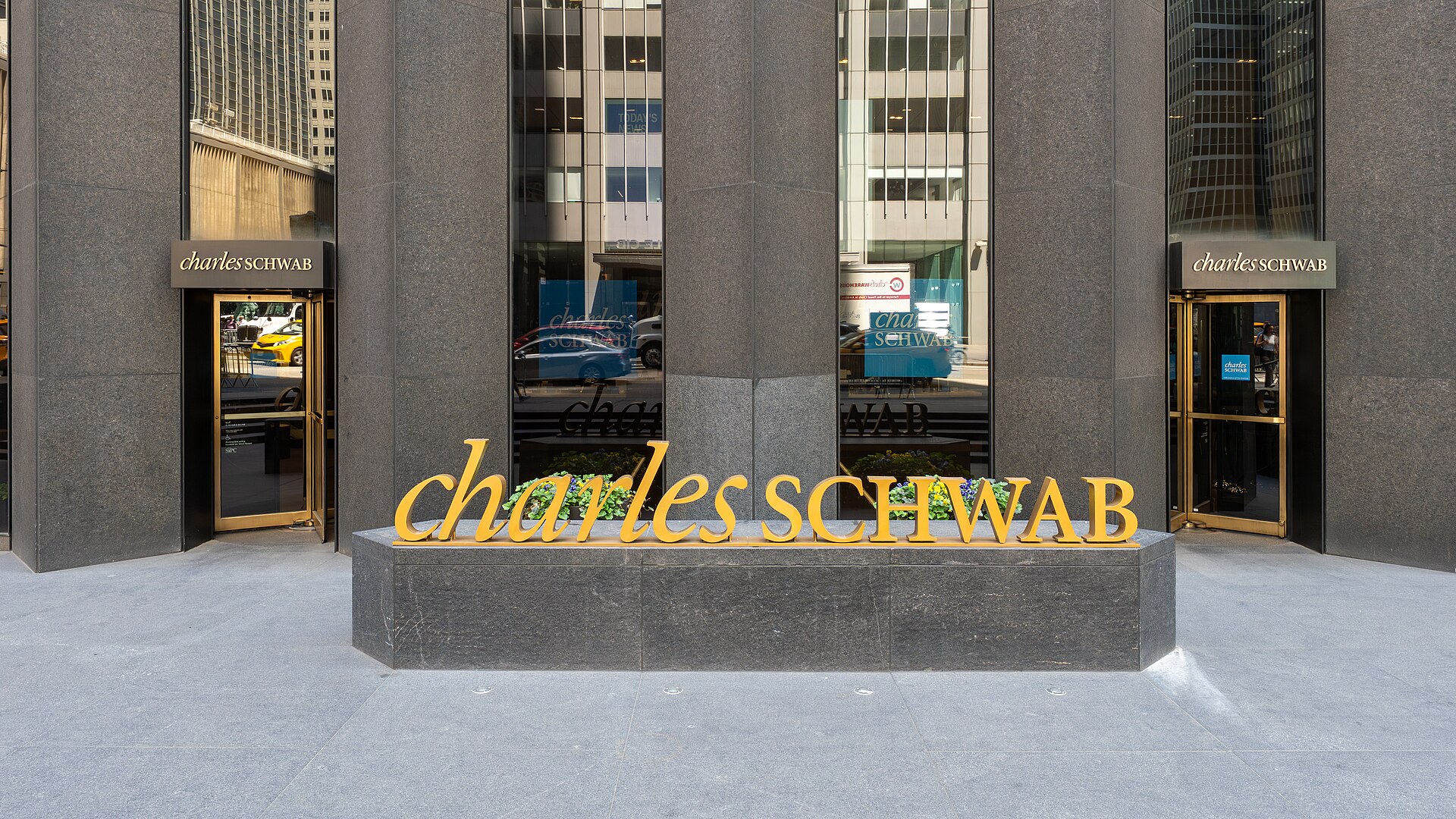 A Charles Schwab office in New York City.