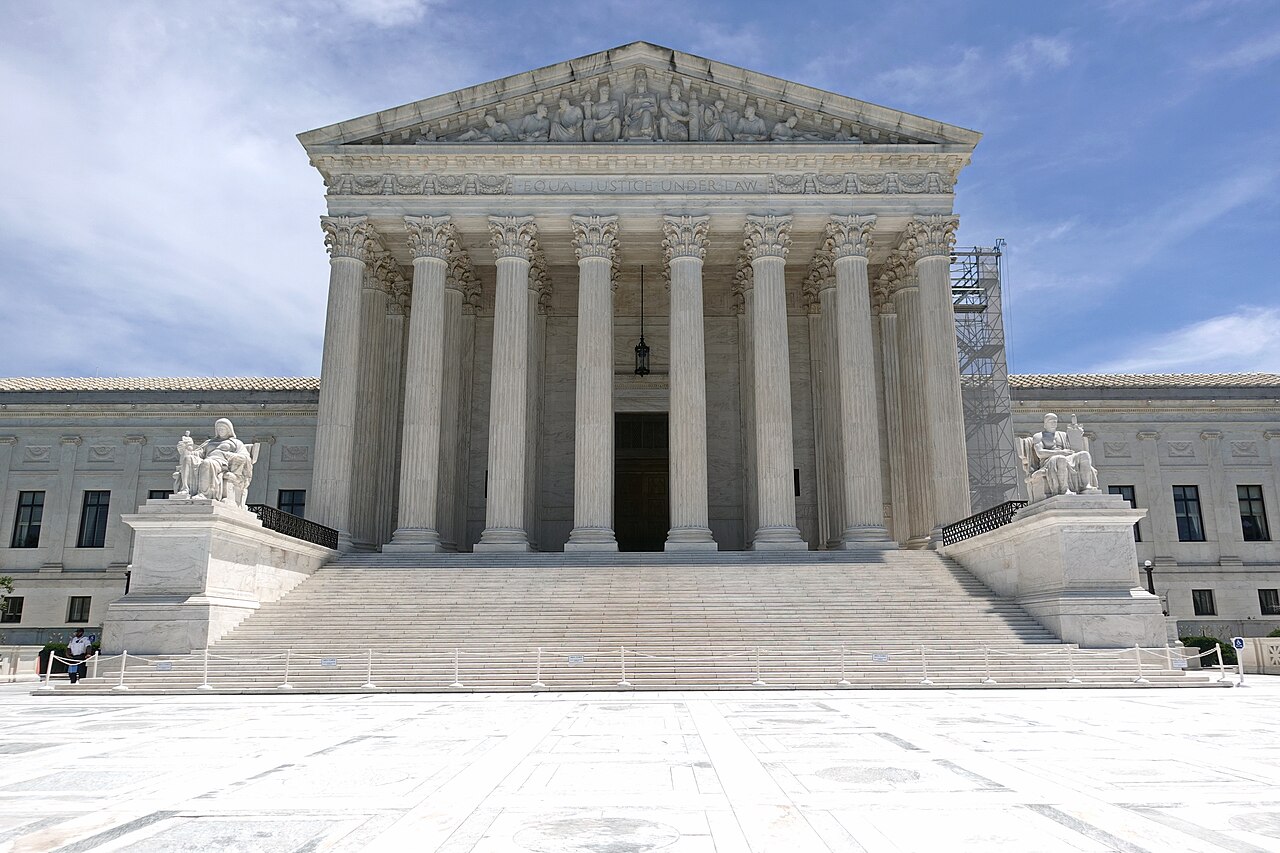 The exterior of the United States Supreme Court building