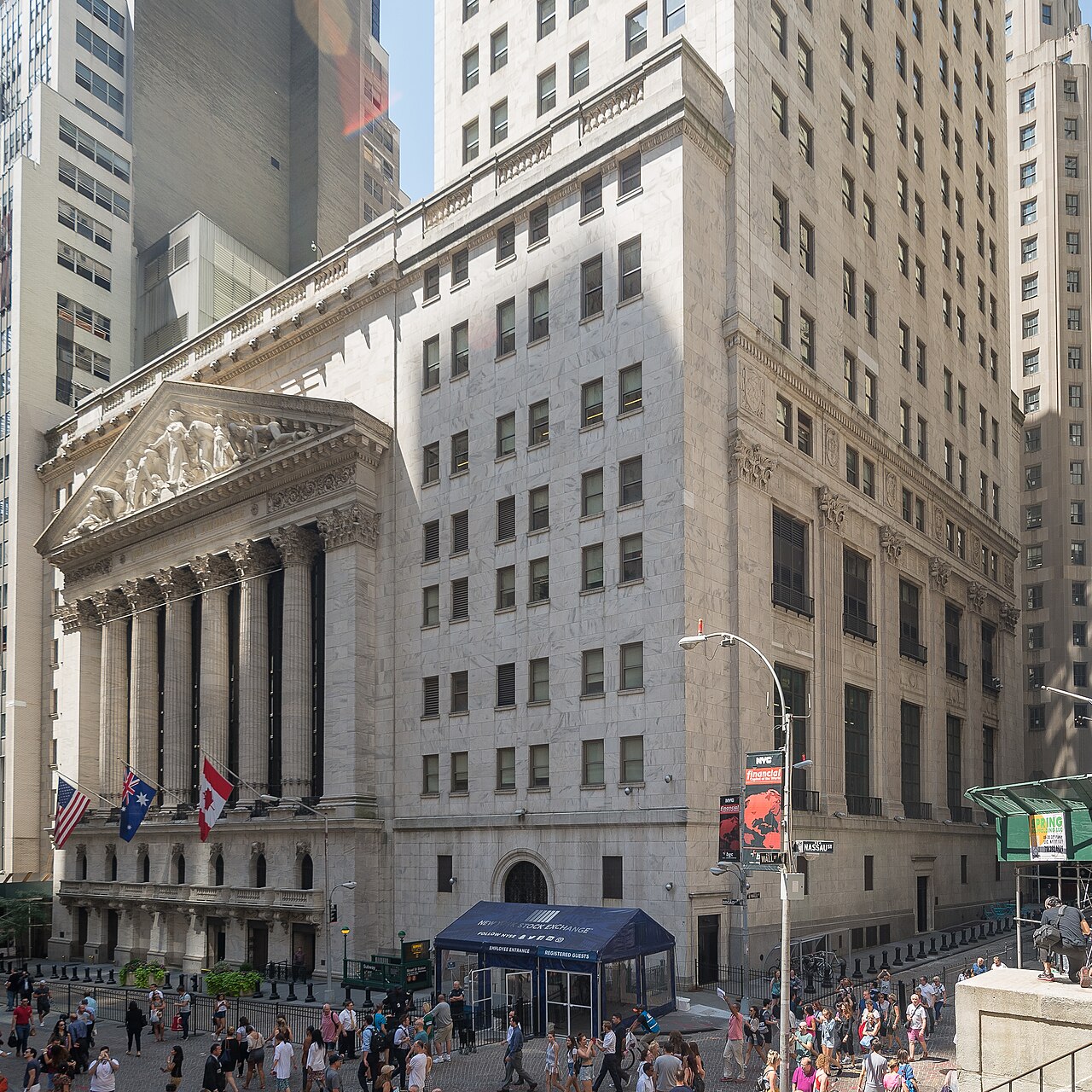 The New York Stock Exchange building