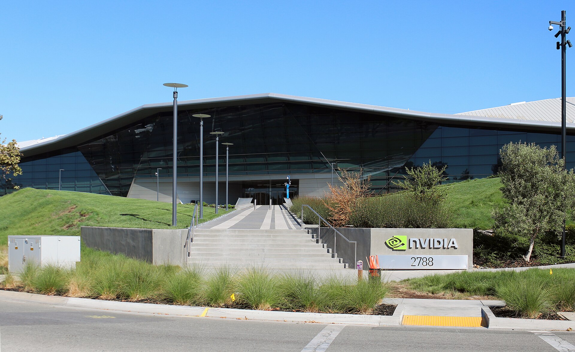 Nvidia's Endeavor headquarters building in Santa Clara, California