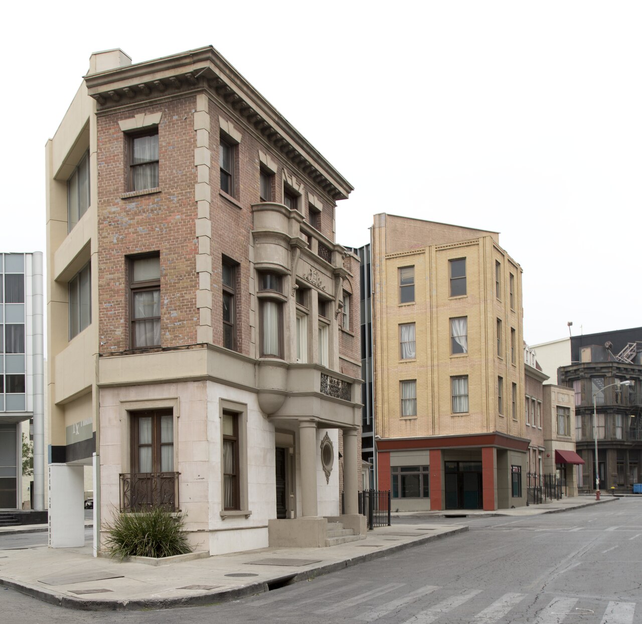 New York street sets on the Paramount Pictures back lot