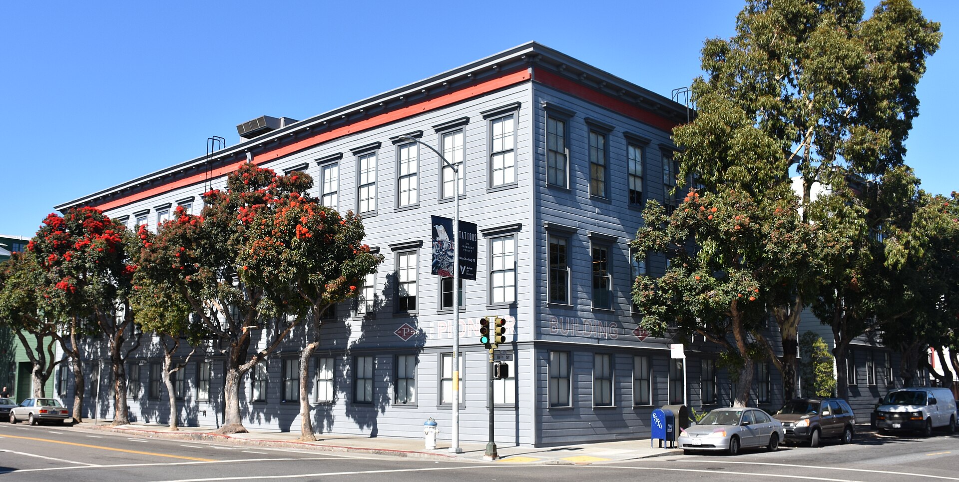 The Pioneer Building in San Francisco's Mission District, which houses OpenAI's offices.