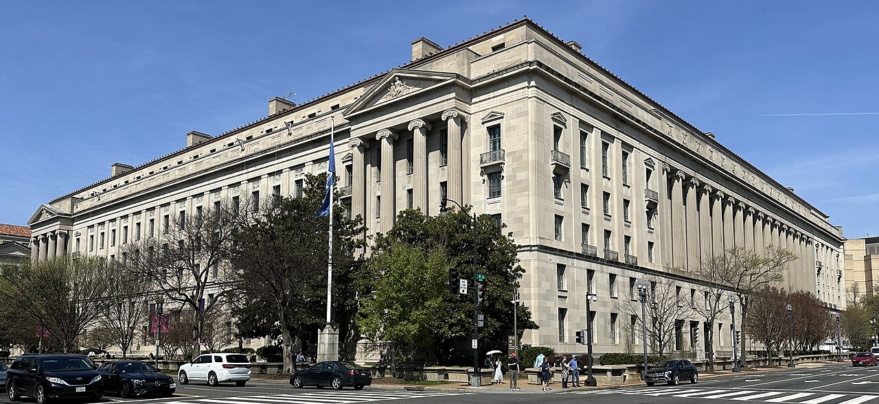 The Robert F. Kennedy Department of Justice Building in Washington