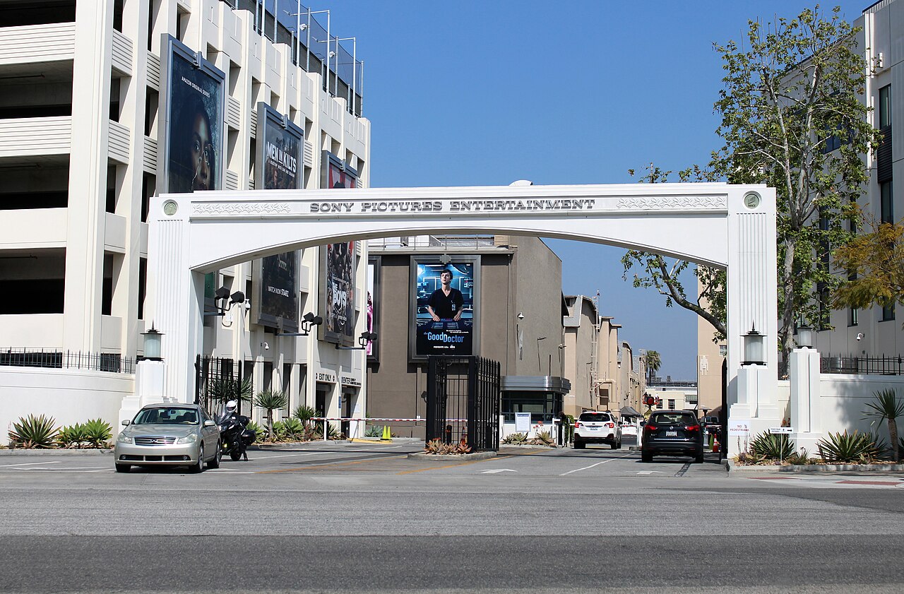 The motor gate at Sony Pictures Studios in Culver City
